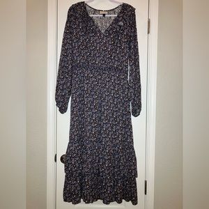 Universal Thread Floral Ruffle Hem Dress